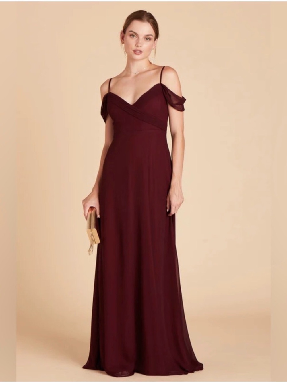 Birdy Grey SPENCE CONVERTIBLE DRESS CHIFFON CABERNET SMALL NEW NWT BRIDESMAID